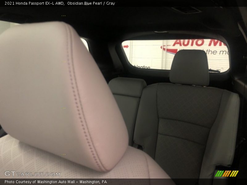Obsidian Blue Pearl / Gray 2021 Honda Passport EX-L AWD