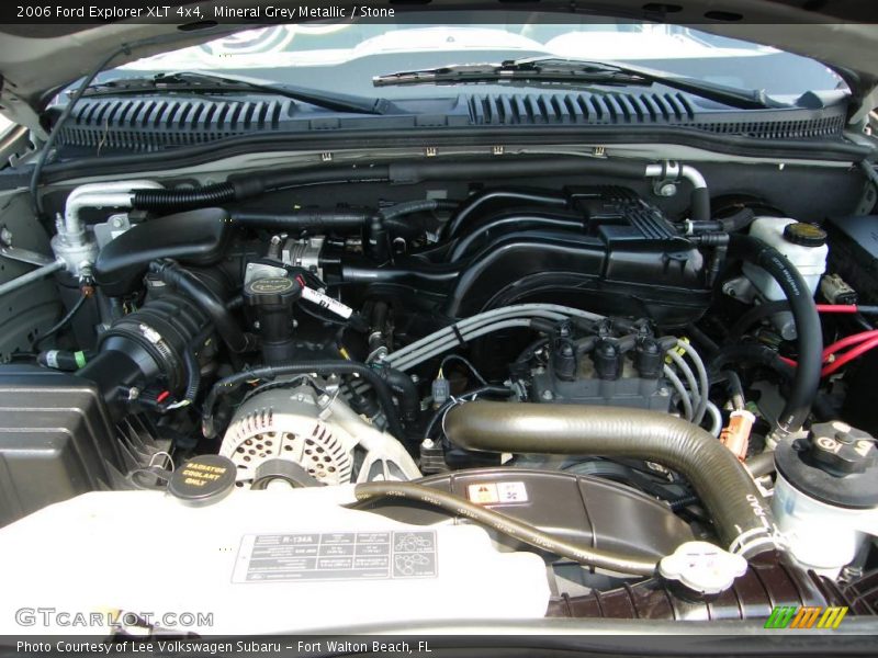 Mineral Grey Metallic / Stone 2006 Ford Explorer XLT 4x4