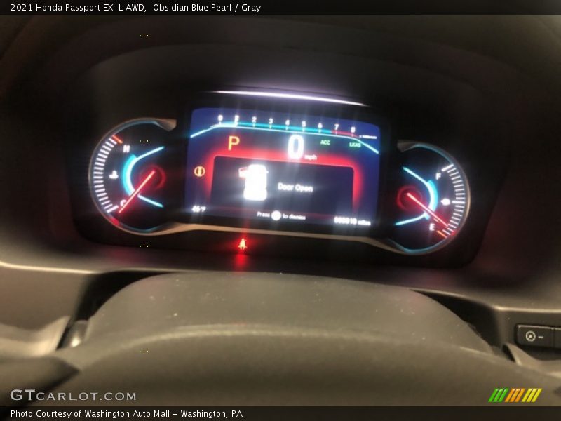 Obsidian Blue Pearl / Gray 2021 Honda Passport EX-L AWD