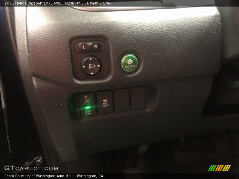 Obsidian Blue Pearl / Gray 2021 Honda Passport EX-L AWD