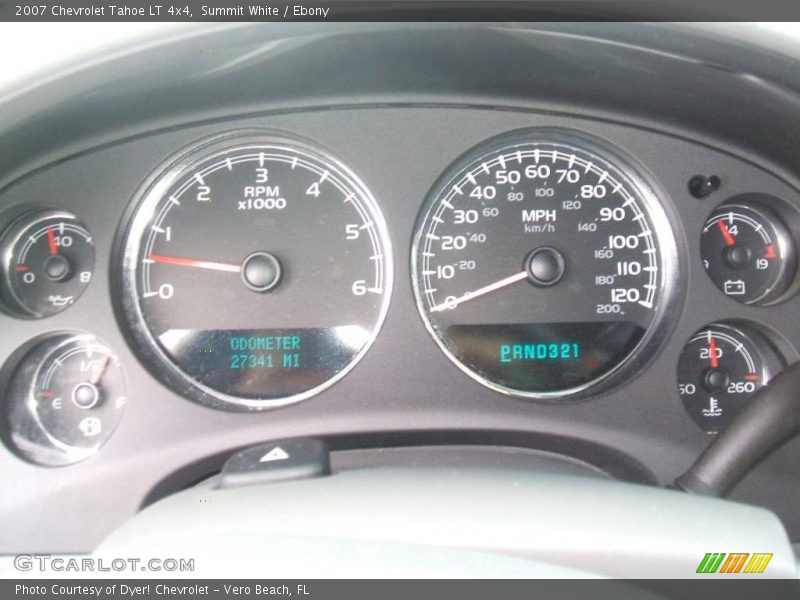Summit White / Ebony 2007 Chevrolet Tahoe LT 4x4