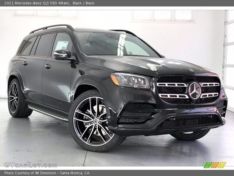 Black / Black 2021 Mercedes-Benz GLS 580 4Matic