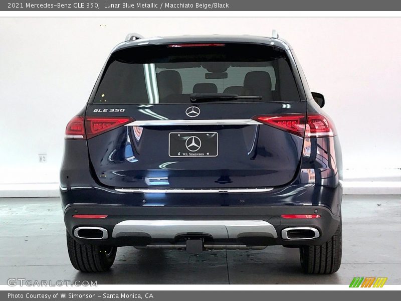 Lunar Blue Metallic / Macchiato Beige/Black 2021 Mercedes-Benz GLE 350