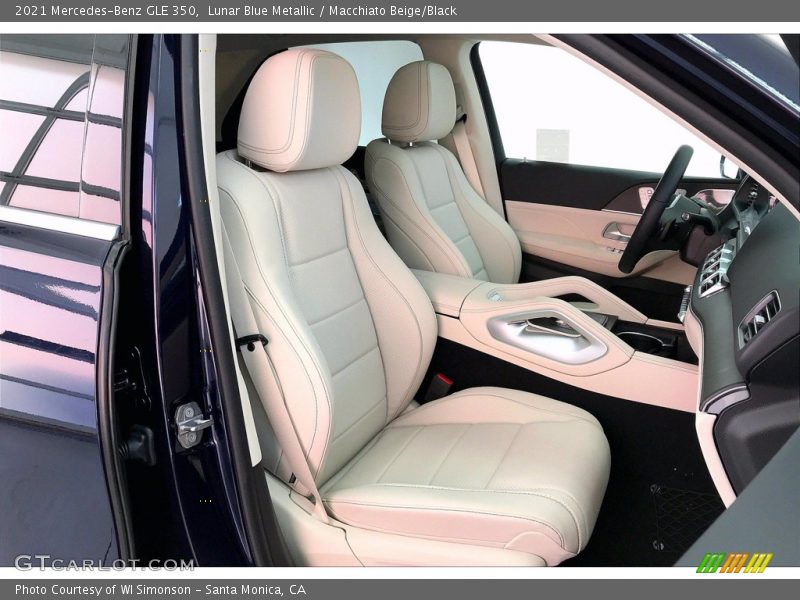 Lunar Blue Metallic / Macchiato Beige/Black 2021 Mercedes-Benz GLE 350