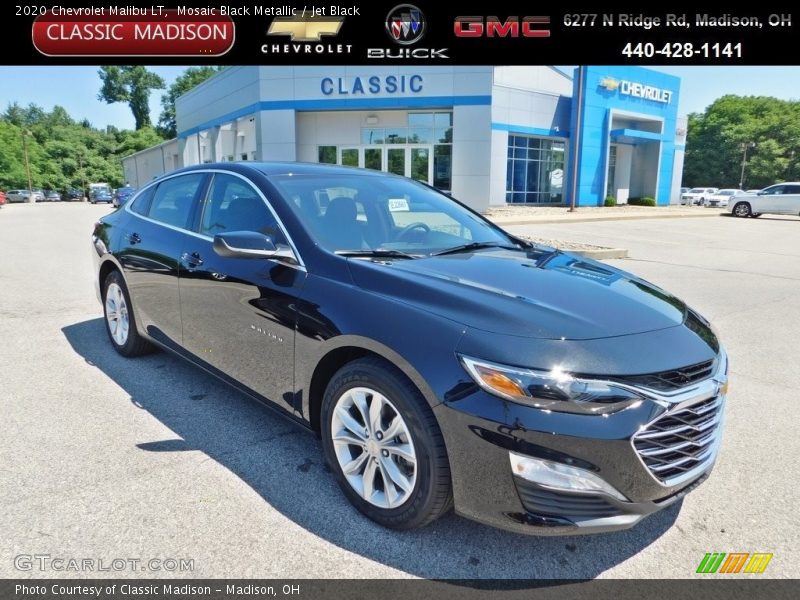 Mosaic Black Metallic / Jet Black 2020 Chevrolet Malibu LT