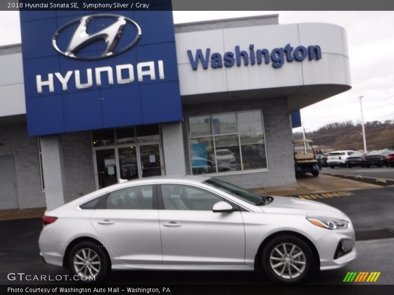 Symphony Silver / Gray 2018 Hyundai Sonata SE