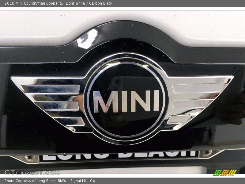 Light White / Carbon Black 2018 Mini Countryman Cooper S
