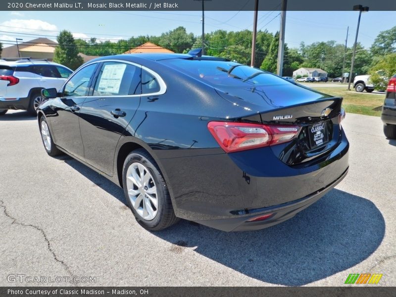 Mosaic Black Metallic / Jet Black 2020 Chevrolet Malibu LT