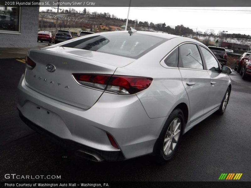 Symphony Silver / Gray 2018 Hyundai Sonata SE