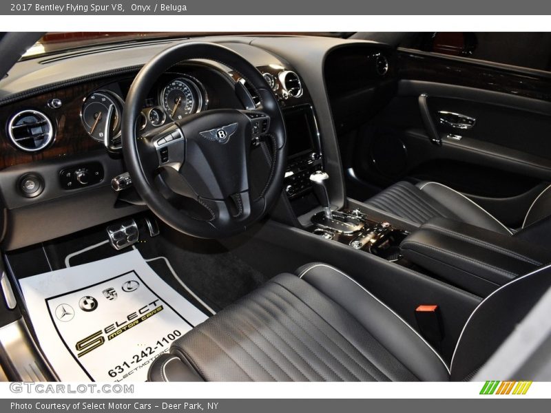  2017 Flying Spur V8 Beluga Interior