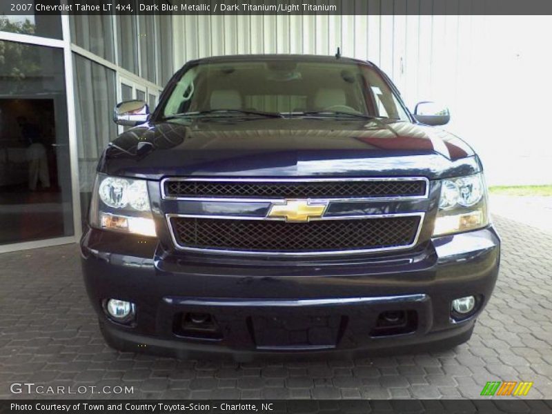 Dark Blue Metallic / Dark Titanium/Light Titanium 2007 Chevrolet Tahoe LT 4x4