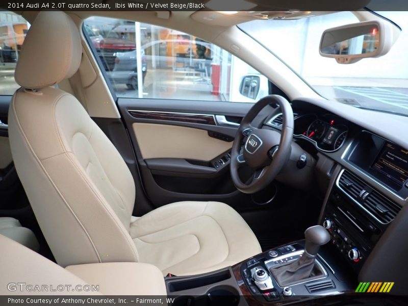 Ibis White / Velvet Beige/Black 2014 Audi A4 2.0T quattro Sedan