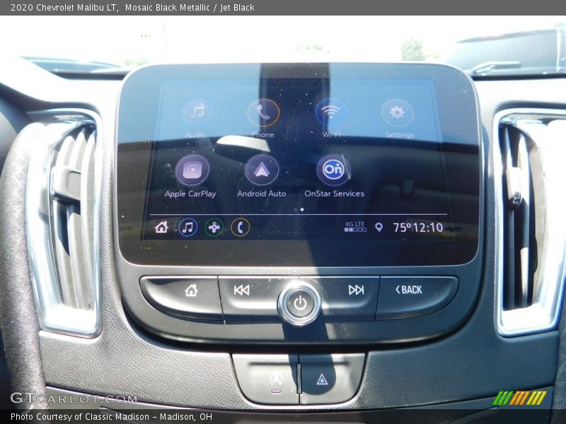 Mosaic Black Metallic / Jet Black 2020 Chevrolet Malibu LT