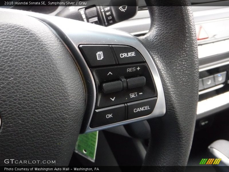 Symphony Silver / Gray 2018 Hyundai Sonata SE