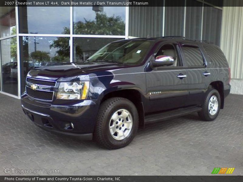 Dark Blue Metallic / Dark Titanium/Light Titanium 2007 Chevrolet Tahoe LT 4x4