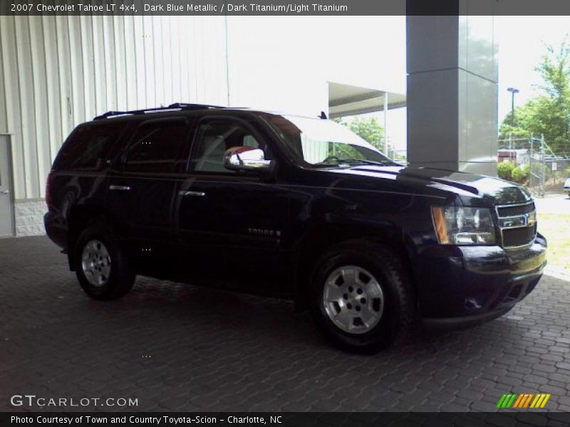 Dark Blue Metallic / Dark Titanium/Light Titanium 2007 Chevrolet Tahoe LT 4x4