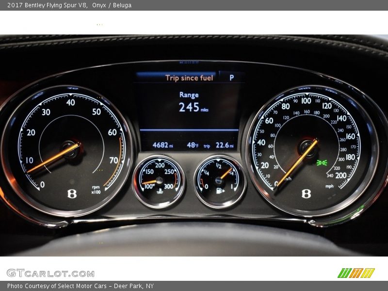  2017 Flying Spur V8 V8 Gauges