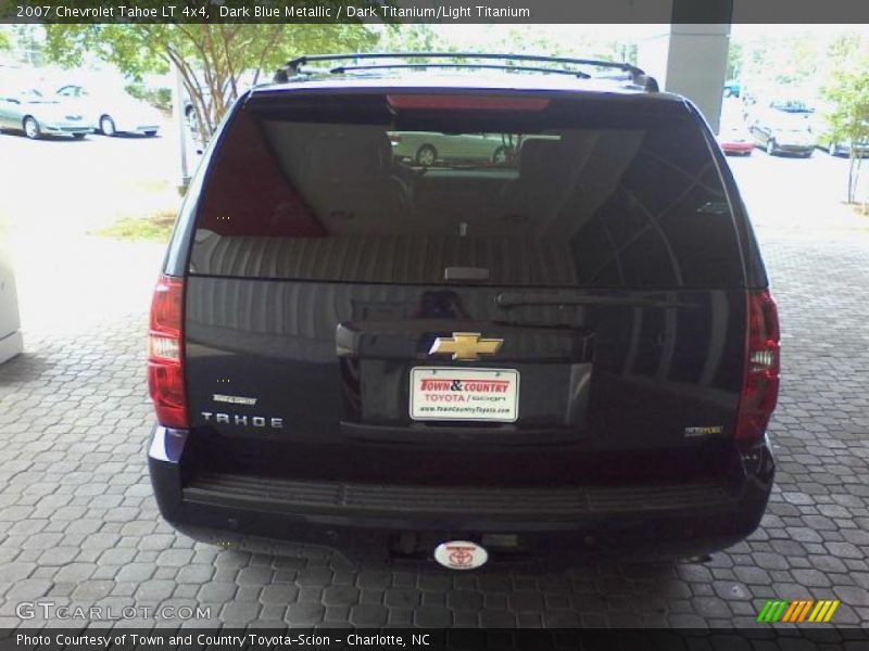 Dark Blue Metallic / Dark Titanium/Light Titanium 2007 Chevrolet Tahoe LT 4x4