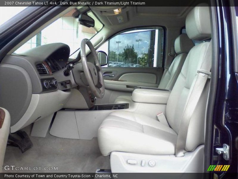 Dark Blue Metallic / Dark Titanium/Light Titanium 2007 Chevrolet Tahoe LT 4x4