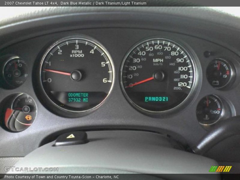 Dark Blue Metallic / Dark Titanium/Light Titanium 2007 Chevrolet Tahoe LT 4x4