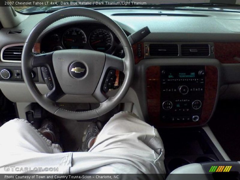 Dark Blue Metallic / Dark Titanium/Light Titanium 2007 Chevrolet Tahoe LT 4x4