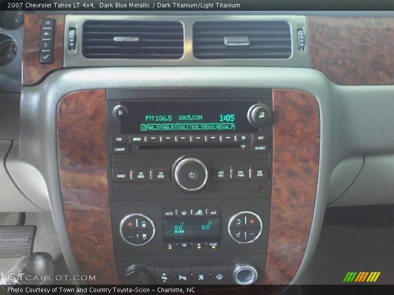 Dark Blue Metallic / Dark Titanium/Light Titanium 2007 Chevrolet Tahoe LT 4x4