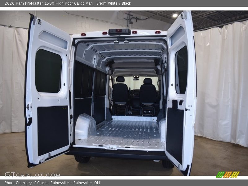 Bright White / Black 2020 Ram ProMaster 1500 High Roof Cargo Van