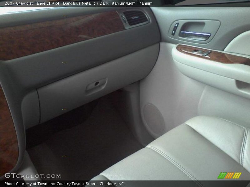 Dark Blue Metallic / Dark Titanium/Light Titanium 2007 Chevrolet Tahoe LT 4x4