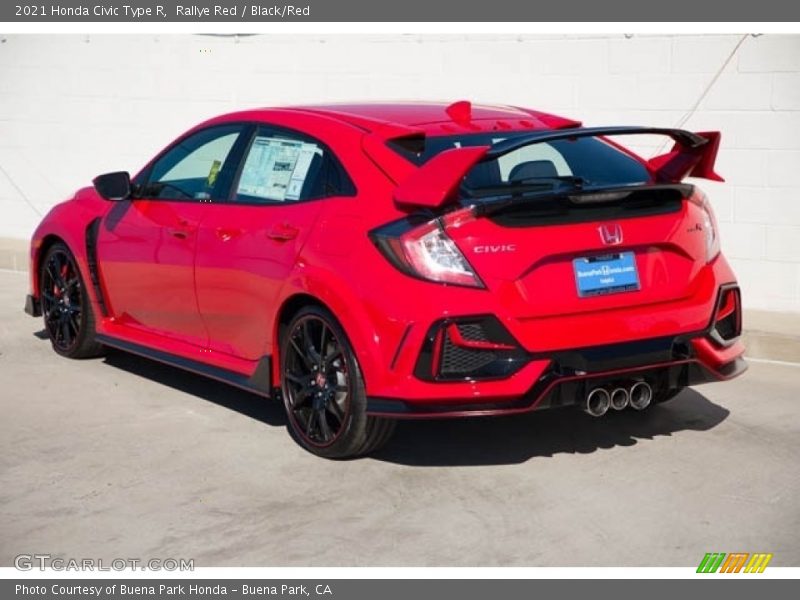 Rallye Red / Black/Red 2021 Honda Civic Type R