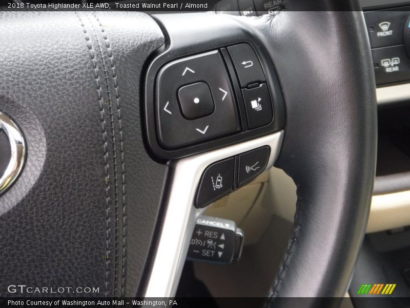 Toasted Walnut Pearl / Almond 2018 Toyota Highlander XLE AWD