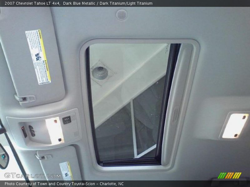 Dark Blue Metallic / Dark Titanium/Light Titanium 2007 Chevrolet Tahoe LT 4x4