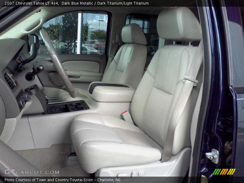 Dark Blue Metallic / Dark Titanium/Light Titanium 2007 Chevrolet Tahoe LT 4x4