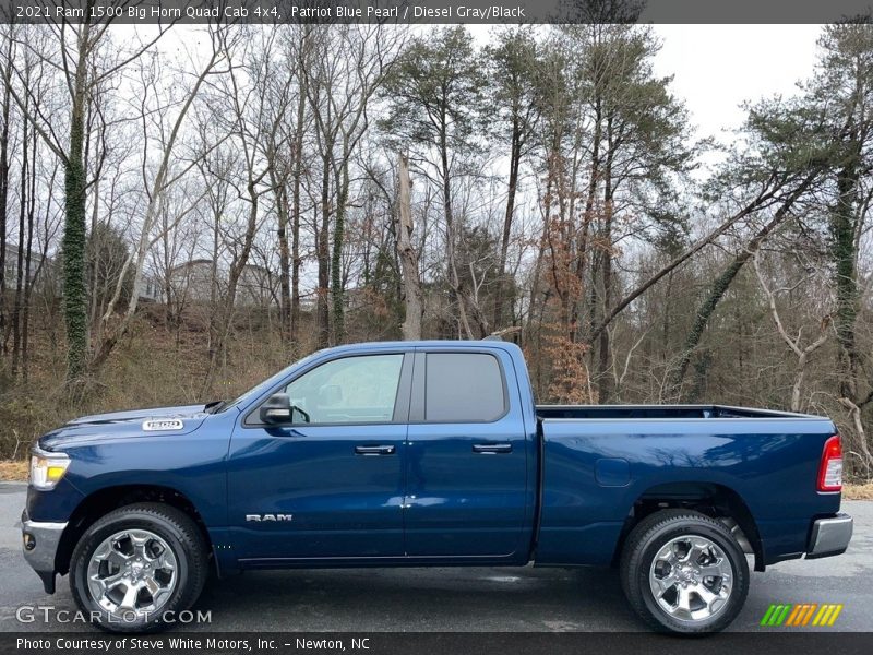  2021 1500 Big Horn Quad Cab 4x4 Patriot Blue Pearl