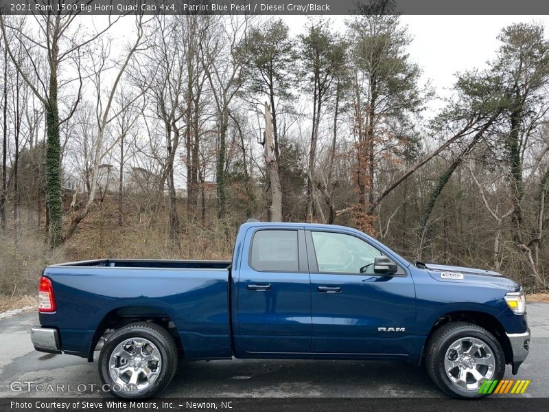  2021 1500 Big Horn Quad Cab 4x4 Patriot Blue Pearl