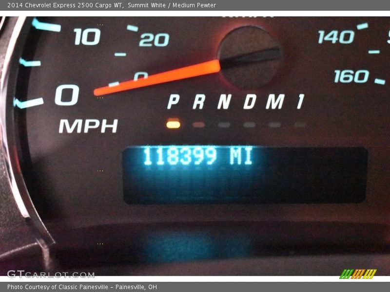Summit White / Medium Pewter 2014 Chevrolet Express 2500 Cargo WT
