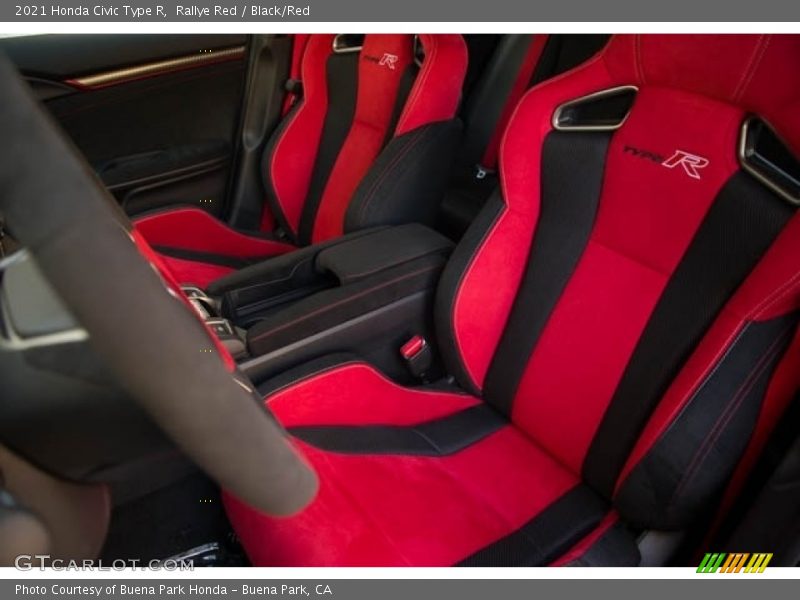 Front Seat of 2021 Civic Type R