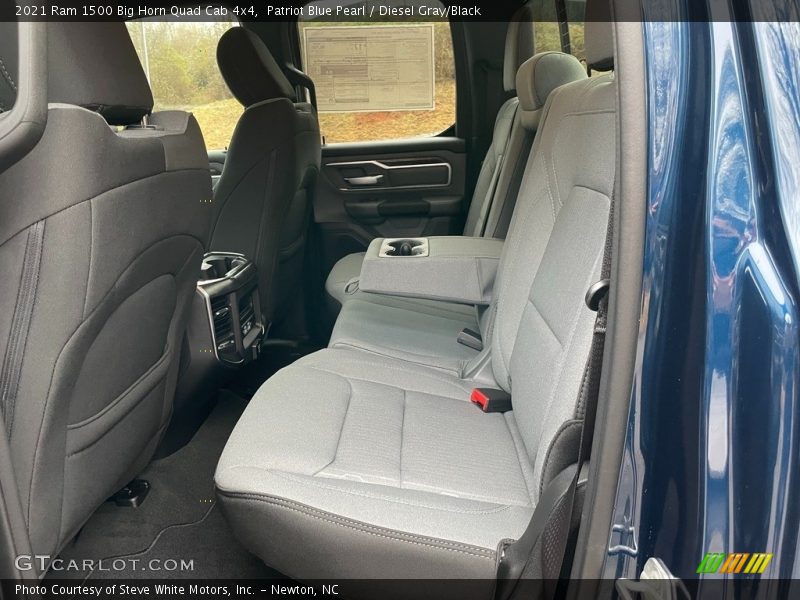 Rear Seat of 2021 1500 Big Horn Quad Cab 4x4