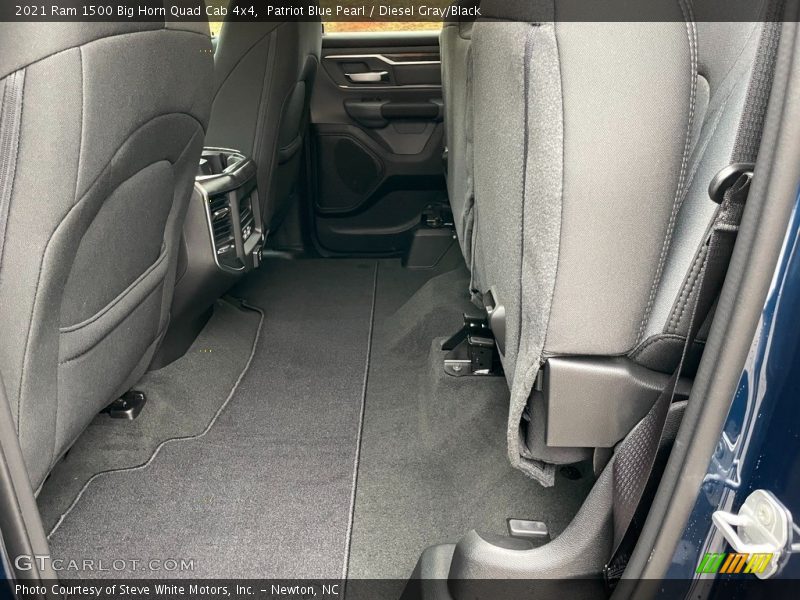 Rear Seat of 2021 1500 Big Horn Quad Cab 4x4