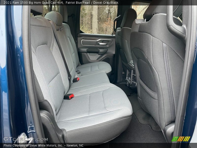 Rear Seat of 2021 1500 Big Horn Quad Cab 4x4