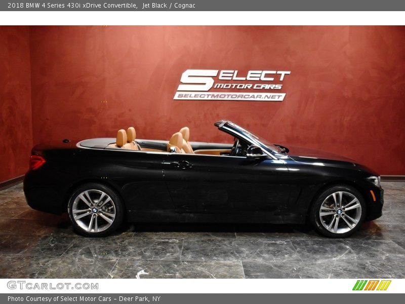 Jet Black / Cognac 2018 BMW 4 Series 430i xDrive Convertible