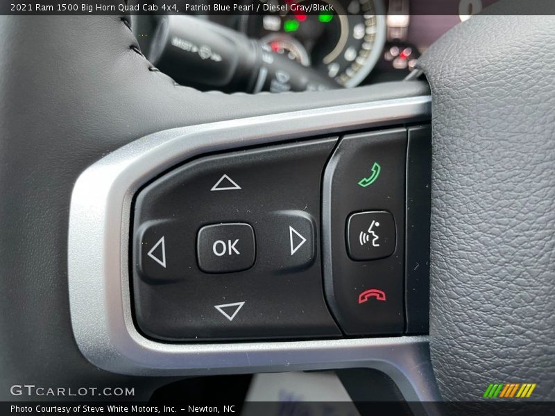  2021 1500 Big Horn Quad Cab 4x4 Steering Wheel