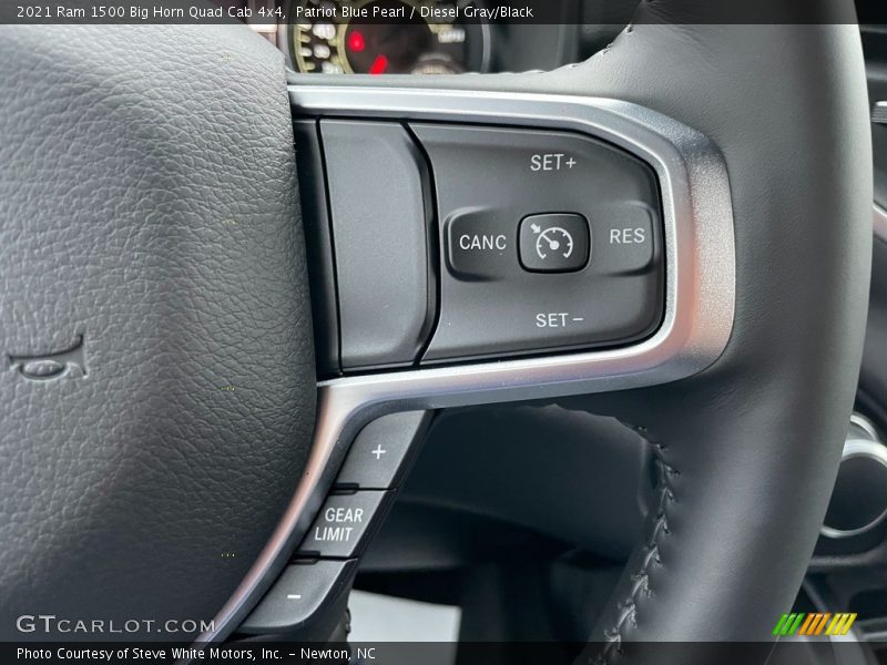  2021 1500 Big Horn Quad Cab 4x4 Steering Wheel