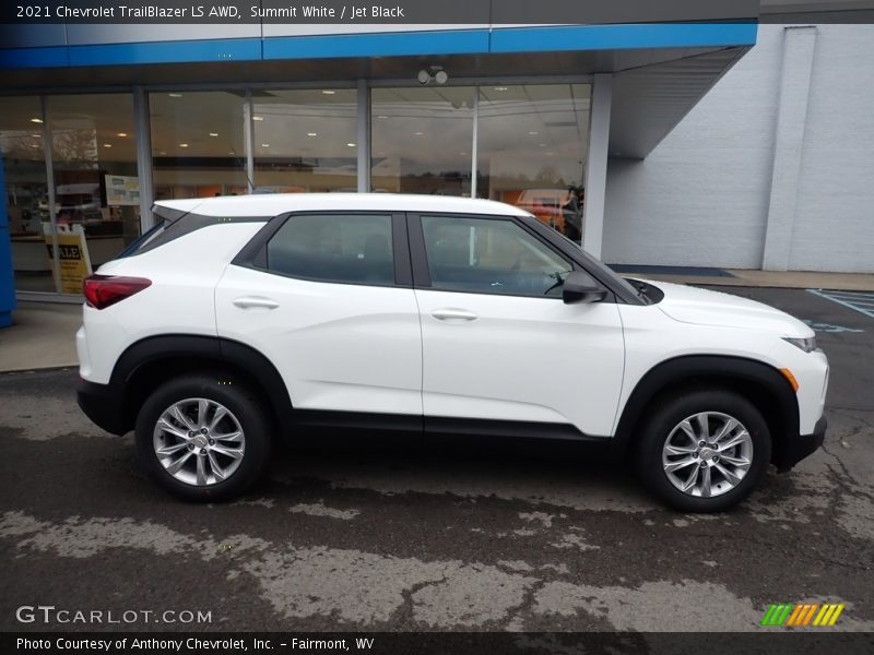 Summit White / Jet Black 2021 Chevrolet TrailBlazer LS AWD