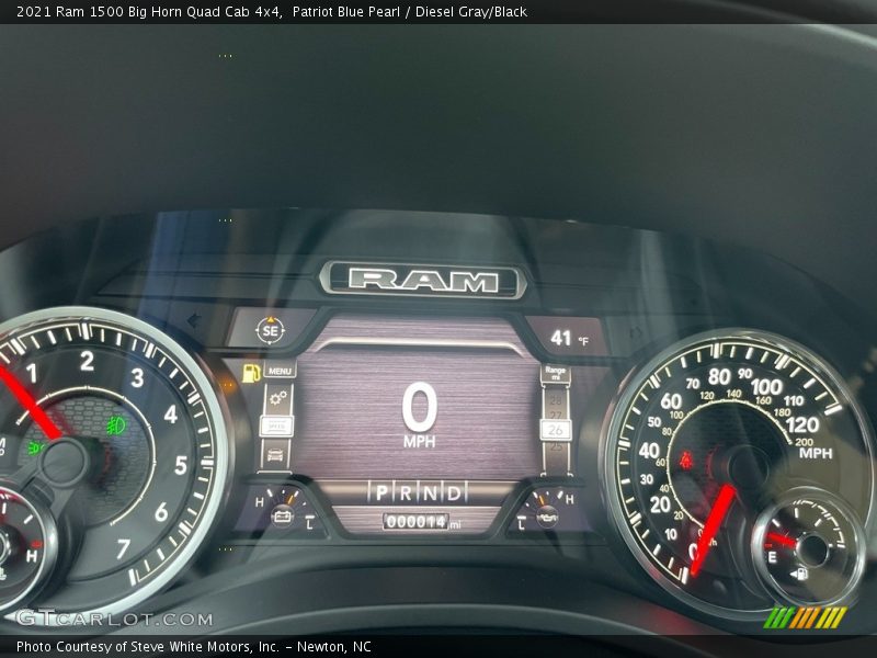 2021 1500 Big Horn Quad Cab 4x4 Big Horn Quad Cab 4x4 Gauges