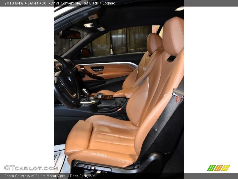 Jet Black / Cognac 2018 BMW 4 Series 430i xDrive Convertible