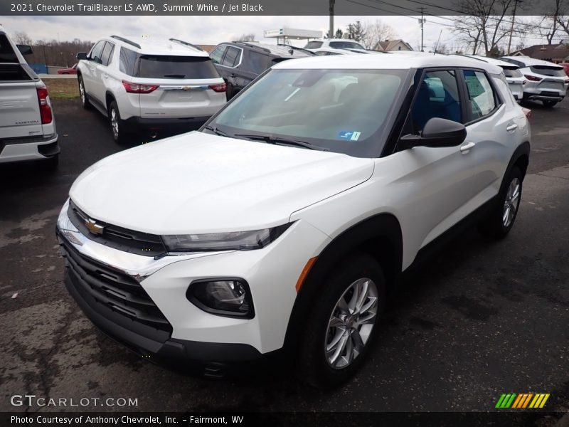 Summit White / Jet Black 2021 Chevrolet TrailBlazer LS AWD