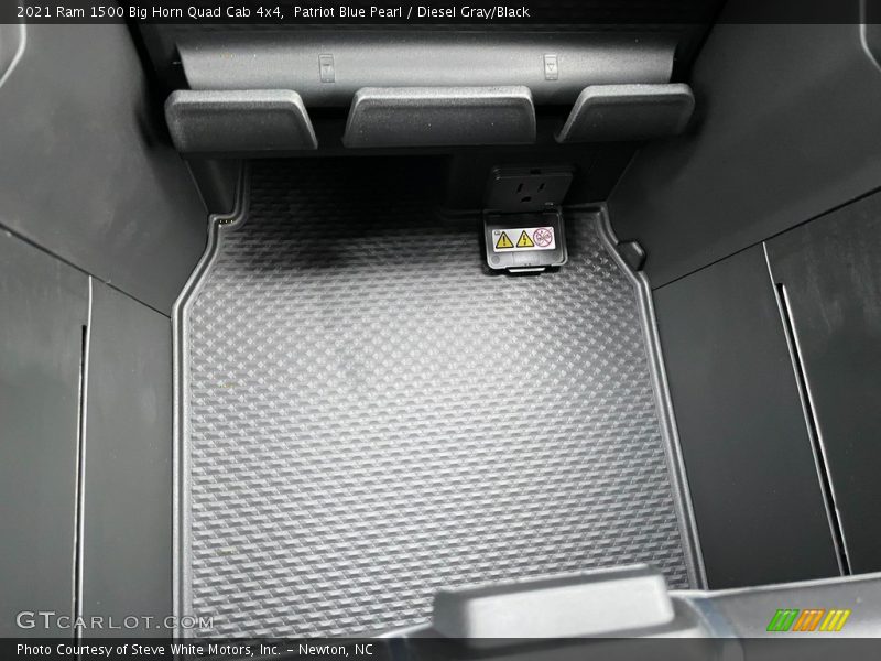 Patriot Blue Pearl / Diesel Gray/Black 2021 Ram 1500 Big Horn Quad Cab 4x4