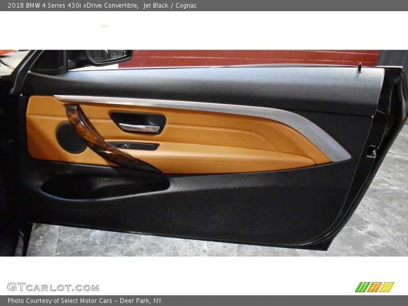 Jet Black / Cognac 2018 BMW 4 Series 430i xDrive Convertible