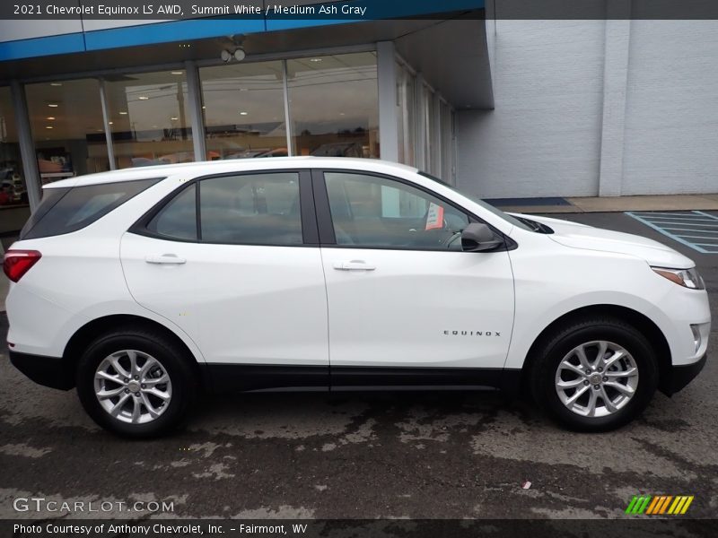 Summit White / Medium Ash Gray 2021 Chevrolet Equinox LS AWD