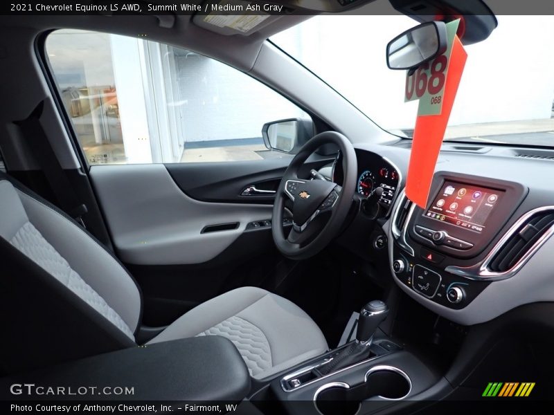 Summit White / Medium Ash Gray 2021 Chevrolet Equinox LS AWD